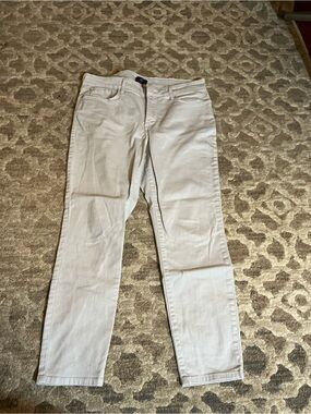 NYDJ Clarissa Ankle Jeans in Light Beige